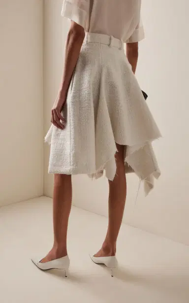 Niccolò Pasqualetti Nave Bouclé Tweed Midi Skort | Thumbnail 4 Niccolò Pasqualetti Nave Bouclé Tweed Midi Skort | Thumbnail 4