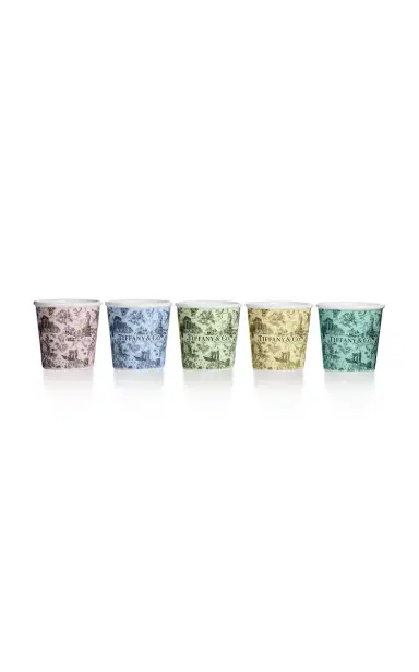 Tiffany & Co. Exclusive Set-of-Five Toile China Espresso Cups - Multi | Thumbnail 2 Tiffany & Co. Exclusive Set-of-Five Toile China Espresso Cups - Multi | Thumbnail 2