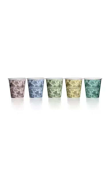 Tiffany & Co. Exclusive Set-of-Five Toile China Coffee Cups - Multi | Thumbnail 2 Tiffany & Co. Exclusive Set-of-Five Toile China Coffee Cups - Multi | Thumbnail 2