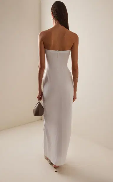 ANEMOS Nadege Strapless Midi Dress | Thumbnail 4 ANEMOS Nadege Strapless Midi Dress | Thumbnail 4