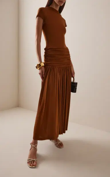 FRANÇOISE Nora Jersey Midi Skirt | Thumbnail 2 FRANÇOISE Nora Jersey Midi Skirt | Thumbnail 2