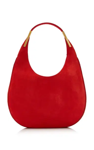 Savette The Small Suede Florence Hobo Bag | Thumbnail 1 Savette The Small Suede Florence Hobo Bag | Thumbnail 1