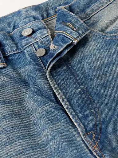 RRL Straight-Leg Distressed Panelled Selvedge Jeans - Men | Thumbnail 6 RRL Straight-Leg Distressed Panelled Selvedge Jeans - Men | Thumbnail 6