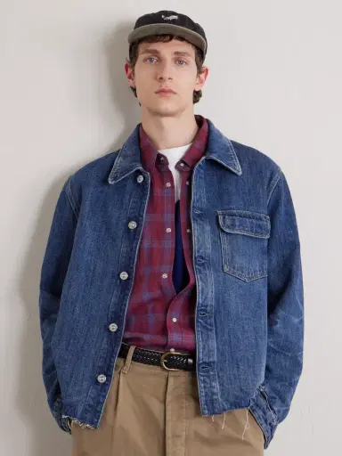 KAPITAL Life Scherzo Chino Brimfield Embroidered Cotton-Twill Cap - Men | Thumbnail 2 KAPITAL Life Scherzo Chino Brimfield Embroidered Cotton-Twill Cap - Men | Thumbnail 2