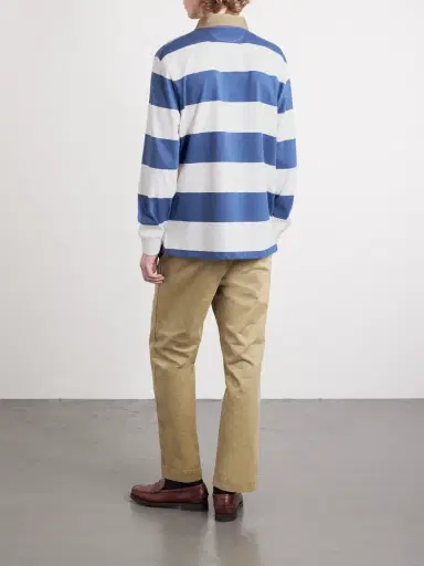 Polo Ralph Lauren Logo-Embroidered Striped Cotton-Jersey Rugby Shirt - Men | Thumbnail 4 Polo Ralph Lauren Logo-Embroidered Striped Cotton-Jersey Rugby Shirt - Men | Thumbnail 4