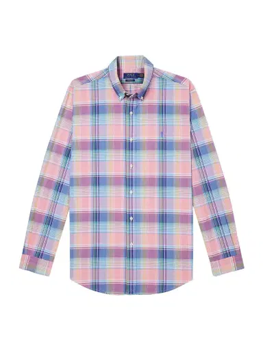 Polo Ralph Lauren Button-Down Collar Logo-Embroidered Checked Cotton Shirt - Men | Thumbnail 1 Polo Ralph Lauren Button-Down Collar Logo-Embroidered Checked Cotton Shirt - Men | Thumbnail 1
