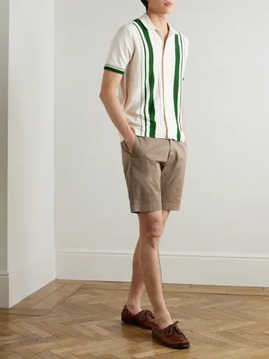 Orlebar Brown Tiernan Striped Organic Cotton Shirt - Men | Thumbnail 2 Orlebar Brown Tiernan Striped Organic Cotton Shirt - Men | Thumbnail 2