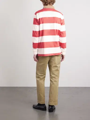 Polo Ralph Lauren Logo-Embroidered Striped Cotton-Jersey Rugby Shirt - Men | Thumbnail 4 Polo Ralph Lauren Logo-Embroidered Striped Cotton-Jersey Rugby Shirt - Men | Thumbnail 4