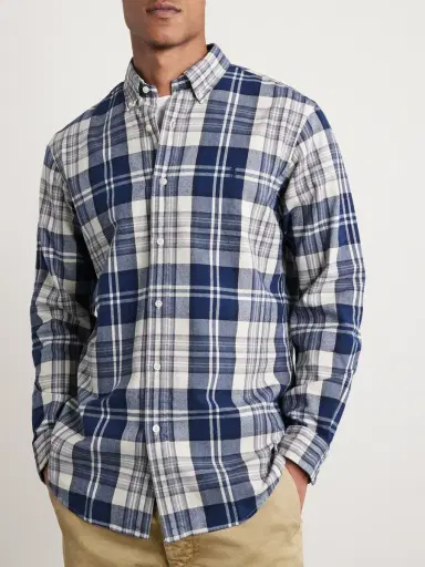 Polo Ralph Lauren Button-Down Collar Logo-Embroidered Checked Cotton Oxford Shirt - Men | Thumbnail 3 Polo Ralph Lauren Button-Down Collar Logo-Embroidered Checked Cotton Oxford Shirt - Men | Thumbnail 3