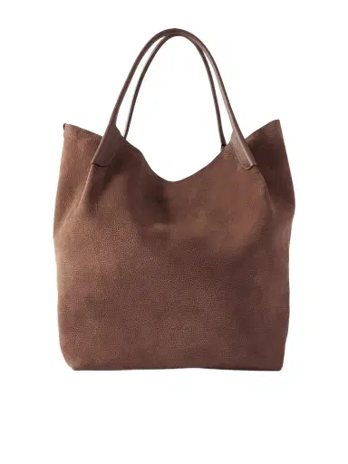 Loro Piana Bale Extra-Large Leather-Trimmed Full-Grain Nubuck Tote Bag - Men | Thumbnail 1 Loro Piana Bale Extra-Large Leather-Trimmed Full-Grain Nubuck Tote Bag - Men | Thumbnail 1