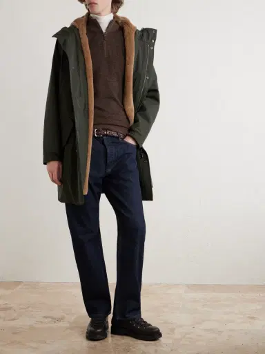Loro Piana Roadster Cashmere Half-Zip Sweater - Men | Thumbnail 2 Loro Piana Roadster Cashmere Half-Zip Sweater - Men | Thumbnail 2