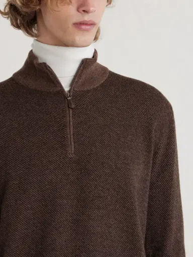 Loro Piana Roadster Cashmere Half-Zip Sweater - Men | Thumbnail 5 Loro Piana Roadster Cashmere Half-Zip Sweater - Men | Thumbnail 5