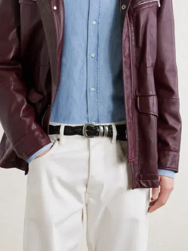 Brunello Cucinelli 3cm Woven Leather Belt - Men | Thumbnail 2 Brunello Cucinelli 3cm Woven Leather Belt - Men | Thumbnail 2