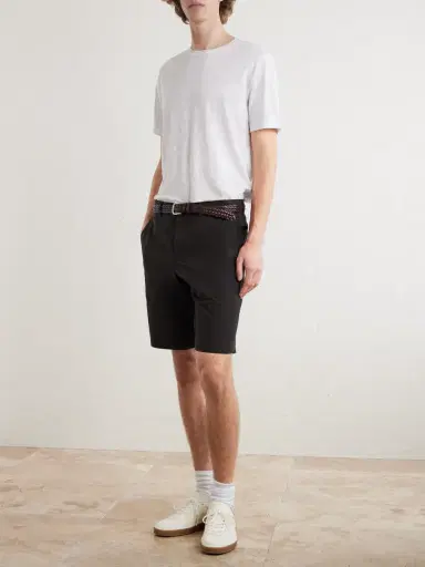 Loro Piana Jarno Straight-Leg Stretch-Cotton Bermuda Shorts - Men | Thumbnail 2 Loro Piana Jarno Straight-Leg Stretch-Cotton Bermuda Shorts - Men | Thumbnail 2