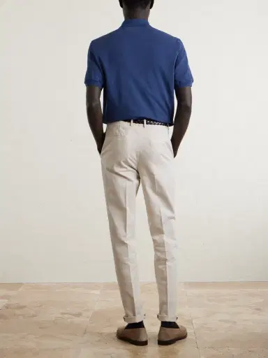 Brunello Cucinelli Slim-Fit Cotton-Piqué Polo Shirt - Men | Thumbnail 4 Brunello Cucinelli Slim-Fit Cotton-Piqué Polo Shirt - Men | Thumbnail 4