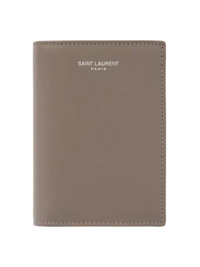 Logo-Print Leather Bifold Wallet - Men Logo-Print Leather Bifold Wallet - Men