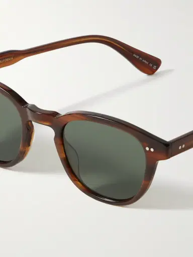 Garrett Leight California Optical Evan Round-Frame Acetate Sunglasses - Men | Thumbnail 2 Garrett Leight California Optical Evan Round-Frame Acetate Sunglasses - Men | Thumbnail 2