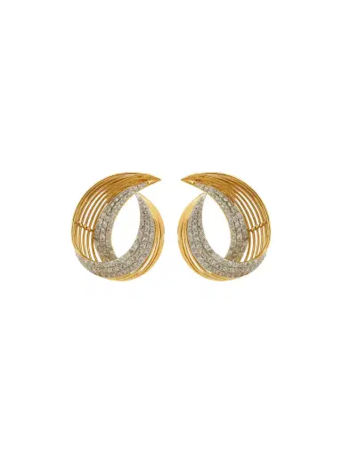 Wish Fine Jewelry 2.74ct Diamond 14K Gold Statement Earrings | Thumbnail 1 Wish Fine Jewelry 2.74ct Diamond 14K Gold Statement Earrings | Thumbnail 1