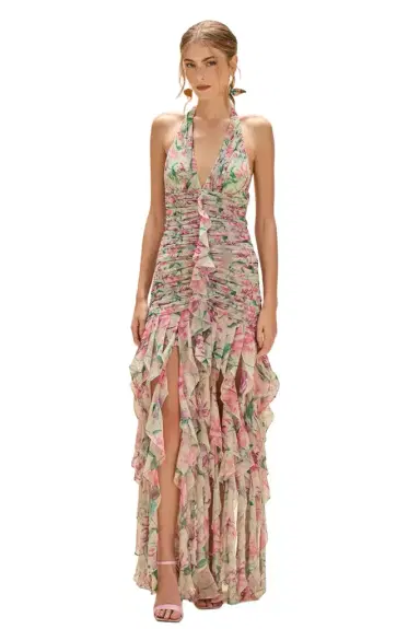 PatBo HONEY FLOWER PLUNGE GOWN | Thumbnail 1 PatBo HONEY FLOWER PLUNGE GOWN | Thumbnail 1