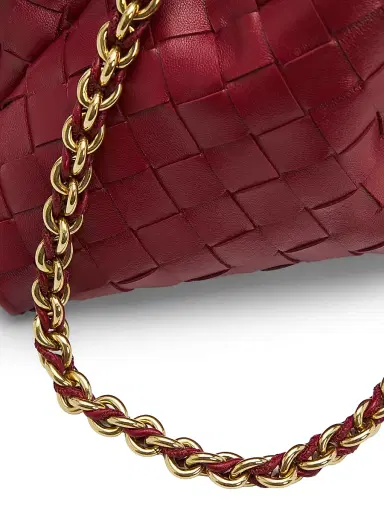 Bottega Veneta Women's Dustbag Notte Intrecciato Leather Shoulder Bag | Thumbnail 6 Bottega Veneta Women's Dustbag Notte Intrecciato Leather Shoulder Bag | Thumbnail 6