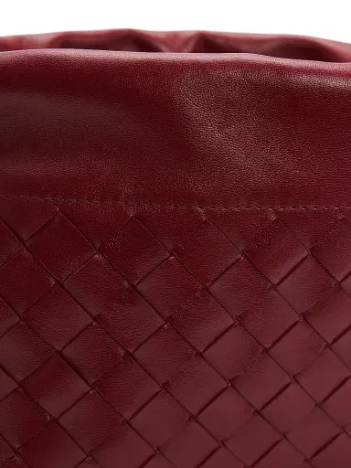 Bottega Veneta Women's Dustbag Notte Intrecciato Leather Shoulder Bag | Thumbnail 7 Bottega Veneta Women's Dustbag Notte Intrecciato Leather Shoulder Bag | Thumbnail 7