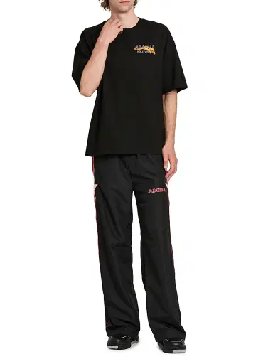 Amiri Men's Hollywood Horse Cotton Crewneck T-Shirt - Black | Thumbnail 2 Amiri Men's Hollywood Horse Cotton Crewneck T-Shirt - Black | Thumbnail 2