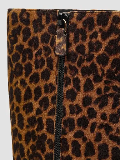 Stuart Weitzman Women's Vinnie 50MM Leopard-Print Suede Knee-High Boots - Leopard - Size 9.5 | Thumbnail 5 Stuart Weitzman Women's Vinnie 50MM Leopard-Print Suede Knee-High Boots - Leopard - Size 9.5 | Thumbnail 5