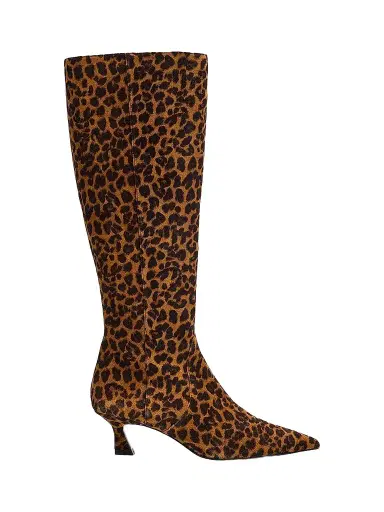 Stuart Weitzman Women's Vinnie 50MM Leopard-Print Suede Knee-High Boots - Leopard - Size 9.5 | Thumbnail 1 Stuart Weitzman Women's Vinnie 50MM Leopard-Print Suede Knee-High Boots - Leopard - Size 9.5 | Thumbnail 1