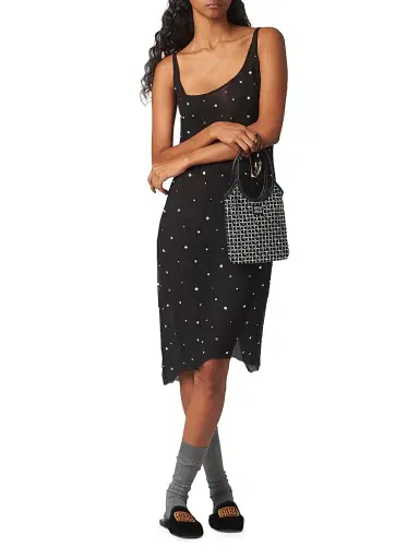 Miu Miu Women's Ivy Satin Top-Handle Bag with Synthetic Crystals - Black | Thumbnail 3 Miu Miu Women's Ivy Satin Top-Handle Bag with Synthetic Crystals - Black | Thumbnail 3