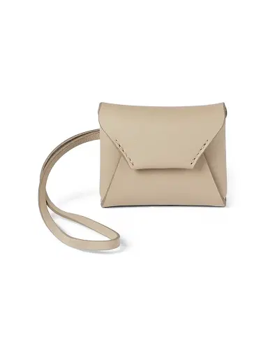 Brunello Cucinelli Women's Calfskin Bag Charm - Buff | Thumbnail 1 Brunello Cucinelli Women's Calfskin Bag Charm - Buff | Thumbnail 1