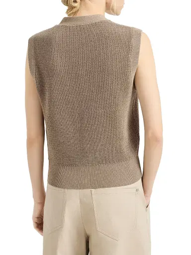 Brunello Cucinelli Women's Sparkling Cotton English Rib Cardigan | Thumbnail 3 Brunello Cucinelli Women's Sparkling Cotton English Rib Cardigan | Thumbnail 3
