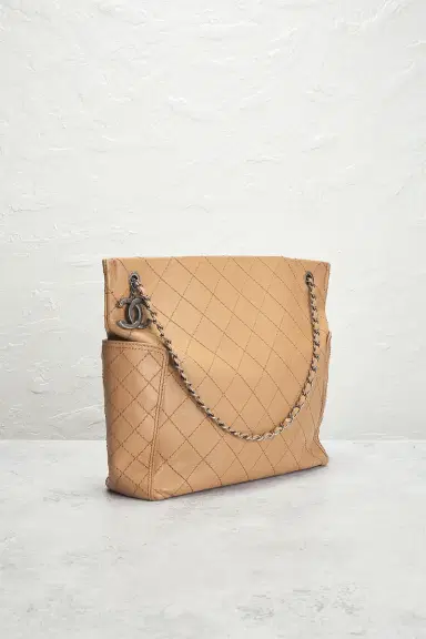 Chanel Chanel Calfskin Large Soft Tote Bag | Thumbnail 4 Chanel Chanel Calfskin Large Soft Tote Bag | Thumbnail 4