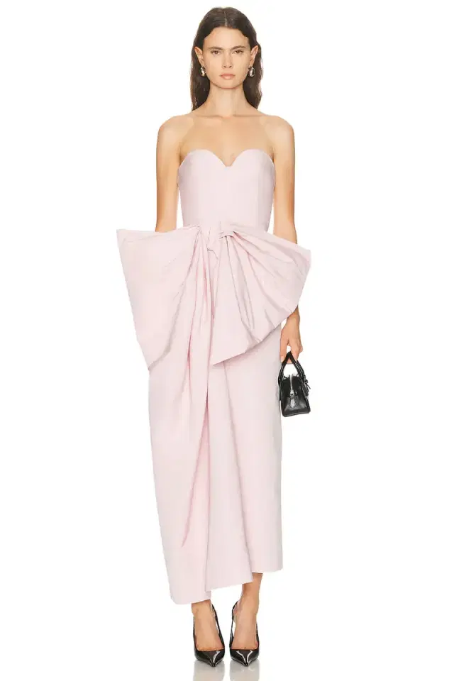 Long Bustier Bow Dress Long Bustier Bow Dress