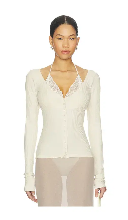 Ribbed Jersey Cardigan Ribbed Jersey Cardigan