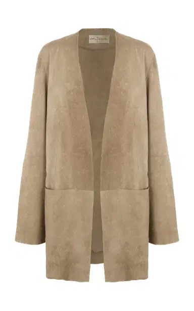 Cortana Cassian Collarless Linen-Blend Jacket | Thumbnail 9 Cortana Cassian Collarless Linen-Blend Jacket | Thumbnail 9