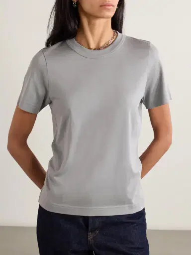 CDLP Tencel™ Lyocell And Cotton-blend T-shirt | Thumbnail 3 CDLP Tencel™ Lyocell And Cotton-blend T-shirt | Thumbnail 3