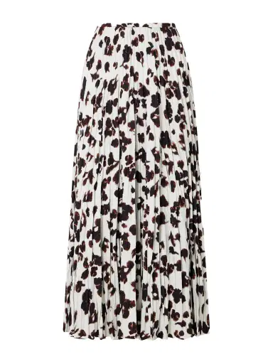 Proenza Schouler White Label Runa Pleated Printed Twill Midi Skirt | Thumbnail 1 Proenza Schouler White Label Runa Pleated Printed Twill Midi Skirt | Thumbnail 1
