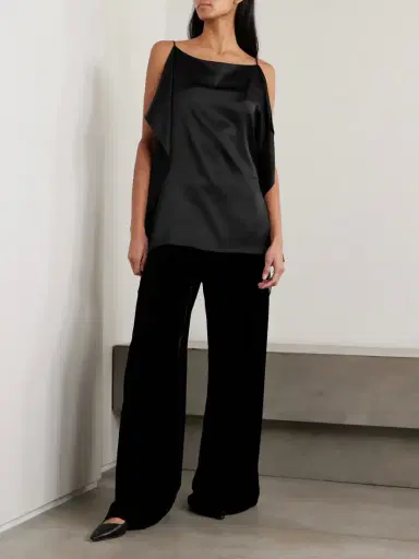 The Row Koray Draped Silk-satin Top | Thumbnail 2 The Row Koray Draped Silk-satin Top | Thumbnail 2