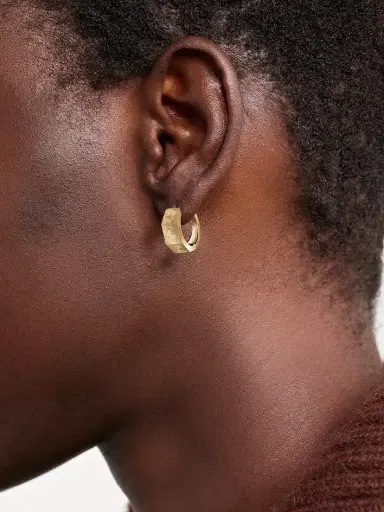 Marie Lichtenberg Ecrou Large 18-karat Gold Hoop Earrings | Thumbnail 2 Marie Lichtenberg Ecrou Large 18-karat Gold Hoop Earrings | Thumbnail 2