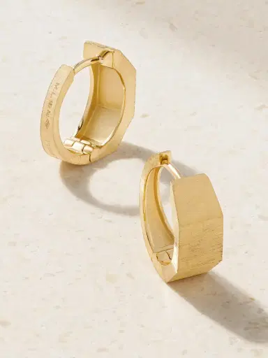 Marie Lichtenberg Ecrou Large 18-karat Gold Hoop Earrings | Thumbnail 3 Marie Lichtenberg Ecrou Large 18-karat Gold Hoop Earrings | Thumbnail 3