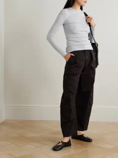 Citizens of Humanity Bina Ribbed Jersey Top | Thumbnail 2 Citizens of Humanity Bina Ribbed Jersey Top | Thumbnail 2