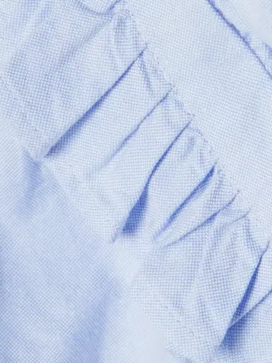 Citizens of Humanity Calista Tie-detailed Ruffled Cotton-poplin Shirt | Thumbnail 4 Citizens of Humanity Calista Tie-detailed Ruffled Cotton-poplin Shirt | Thumbnail 4