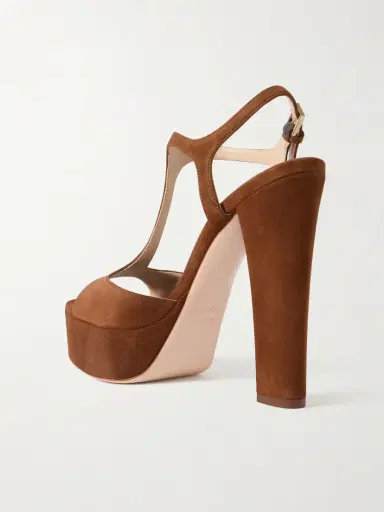 Tom Ford Suede Platform Sandals | Thumbnail 3 Tom Ford Suede Platform Sandals | Thumbnail 3