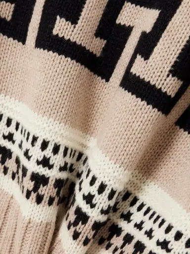 Simkhai O'reilly Intarsia Wool And Cashmere-blend Sweater | Thumbnail 4 Simkhai O'reilly Intarsia Wool And Cashmere-blend Sweater | Thumbnail 4