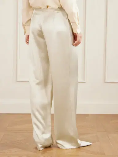 The Row Ardyn Hammered-silk Wide-leg Pants | Thumbnail 4 The Row Ardyn Hammered-silk Wide-leg Pants | Thumbnail 4