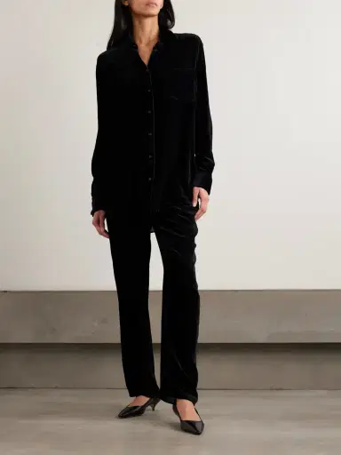 The Row Anker Ribbed Velvet Straight-leg Pants | Thumbnail 2 The Row Anker Ribbed Velvet Straight-leg Pants | Thumbnail 2