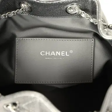 Chanel Chanel Small 25 Hobo Bag Metallic Anthracite Caviar Silver Hardware | Thumbnail 9 Chanel Chanel Small 25 Hobo Bag Metallic Anthracite Caviar Silver Hardware | Thumbnail 9