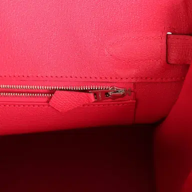 HERMÈS Hermes Birkin 30 Rose Extreme Epsom Palladium Hardware | Thumbnail 9 HERMÈS Hermes Birkin 30 Rose Extreme Epsom Palladium Hardware | Thumbnail 9