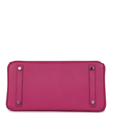 HERMÈS Hermes Birkin 30 Rose Poupre Epsom Palladium Hardware | Thumbnail 6 HERMÈS Hermes Birkin 30 Rose Poupre Epsom Palladium Hardware | Thumbnail 6