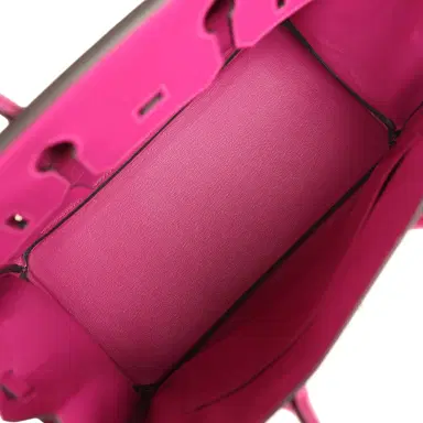 HERMÈS Hermes Birkin 30 Rose Poupre Epsom Palladium Hardware | Thumbnail 8 HERMÈS Hermes Birkin 30 Rose Poupre Epsom Palladium Hardware | Thumbnail 8